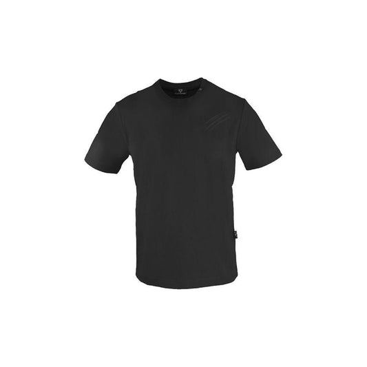 Plein Sport Black Cotton Men T-Shirt Plein Sport