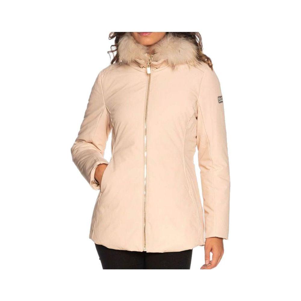 Yes Zee Beige Polyamide Women's Jacket Yes Zee