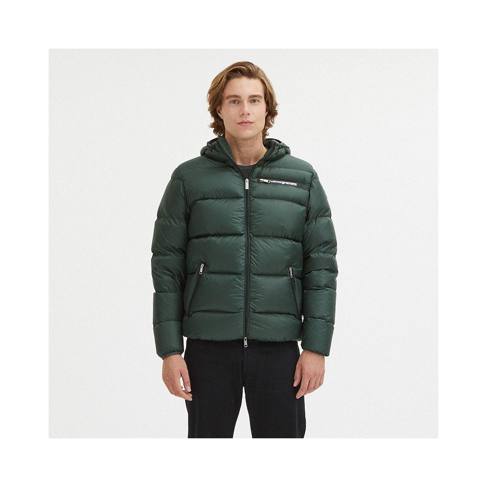 Centogrammi Green Nylon Men Jacket Centogrammi