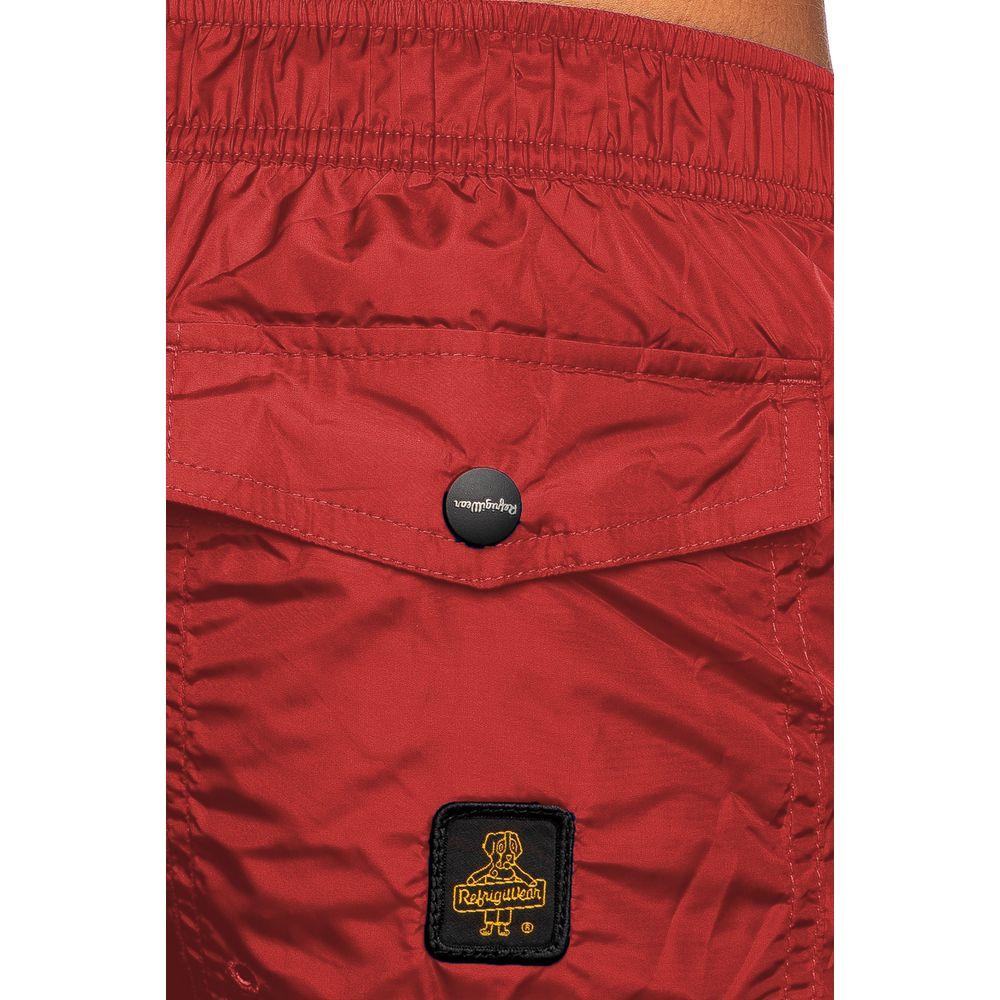 Refrigiwear Red Nylon Men Swimsuit Refrigiwear