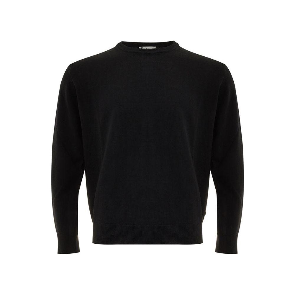 FERRANTE Elegant Black Wool Sweater for Men FERRANTE