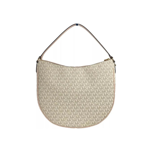 Michael Kors Large Dover Half Moon Crossbody Bag Purse Powder Blush Multi Michael Kors Dark Gray