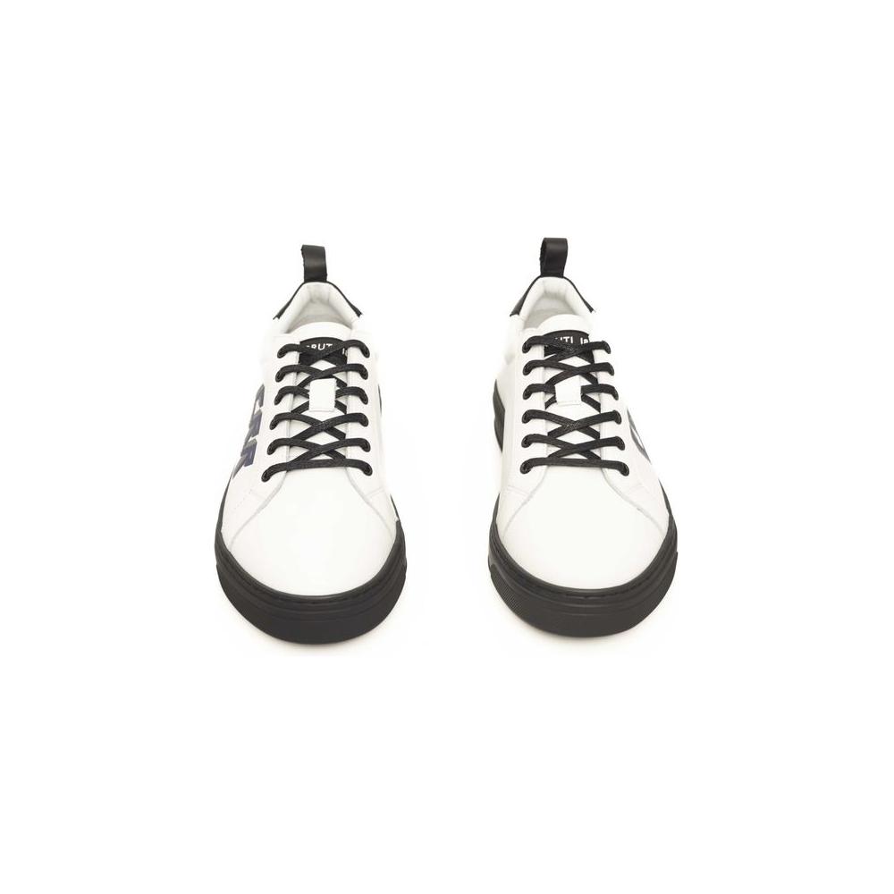 Cerruti 1881 White Leather Men's Sneaker Cerruti 1881