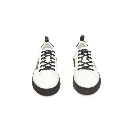 Cerruti 1881 White Leather Men's Sneaker Cerruti 1881