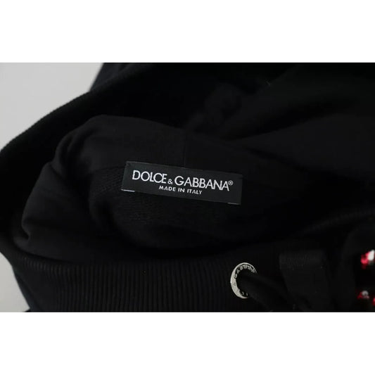 Dolce & Gabbana DG Sequined Hooded Pullover Sweater Dolce & Gabbana