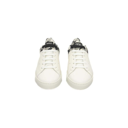 Cerruti 1881 White Leather Men's Sneaker Cerruti 1881