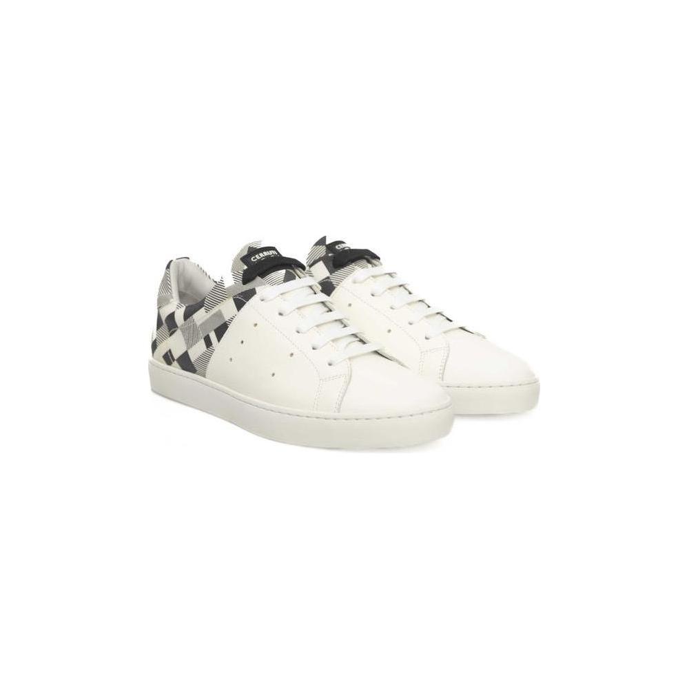 Cerruti 1881 White Leather Men's Sneaker Cerruti 1881