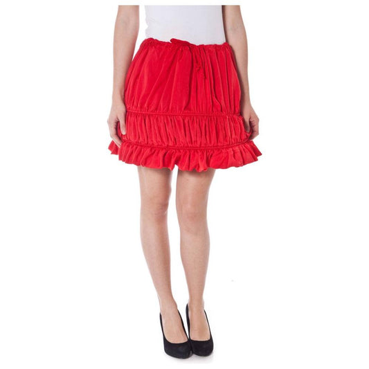 Denny Rose Red Polyester Skirt Denny Rose