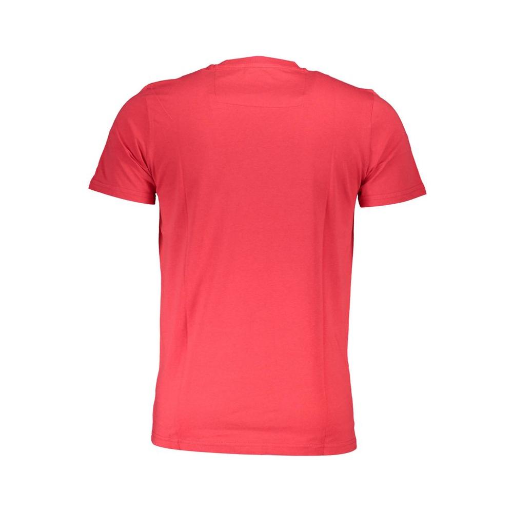 Cavalli Class Red Cotton T-Shirt Cavalli Class