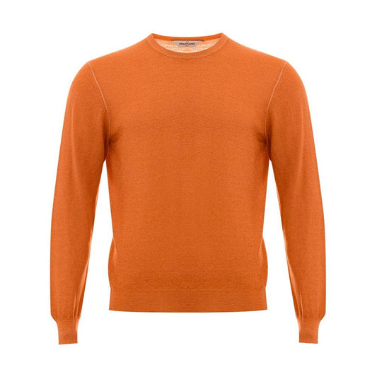 Gran Sasso Orange Wool Sweater Gran Sasso