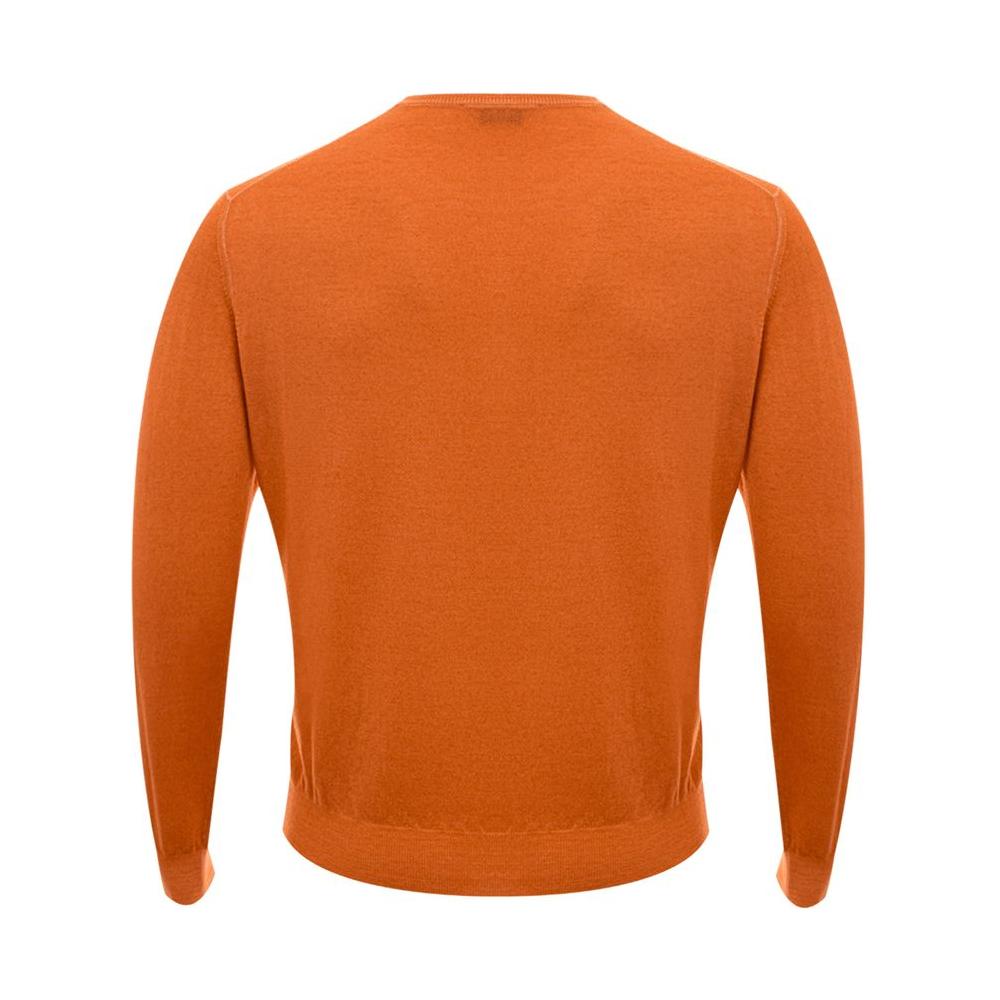 Gran Sasso Orange Wool Sweater Gran Sasso