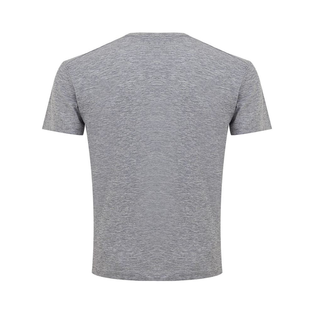 Dsquared² Sleek Gray Cotton Tee for Stylish Men Dsquared²