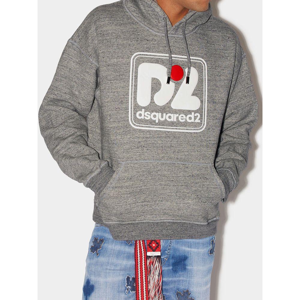 Dsquared² Gray Cotton Sweater Dsquared²