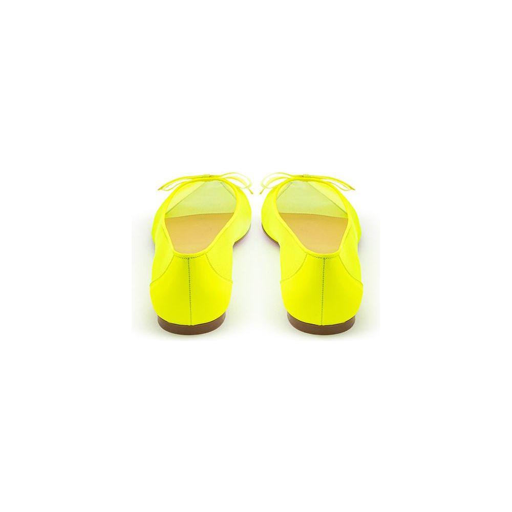 Christian Louboutin Sunshine Yellow Mesh Flat Elegance Christian Louboutin