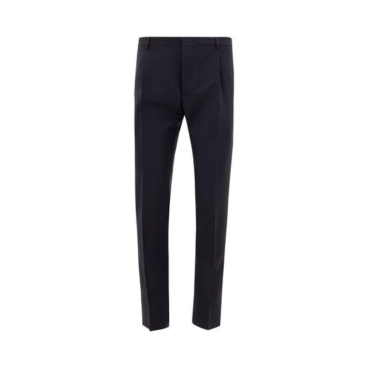 Valentino Blue Wool Jeans & Pant Valentino