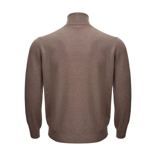 KANGRA Brown Wool Sweater KANGRA