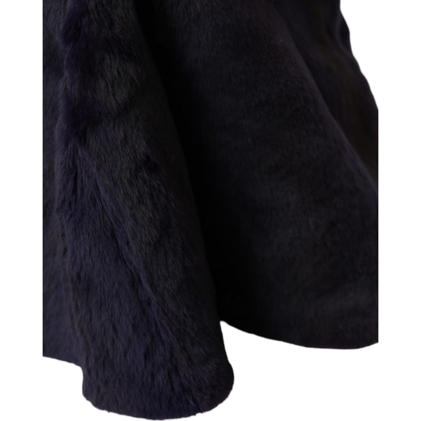 Dolce & Gabbana Black Weasel Fur Whole Head Wrap Hat