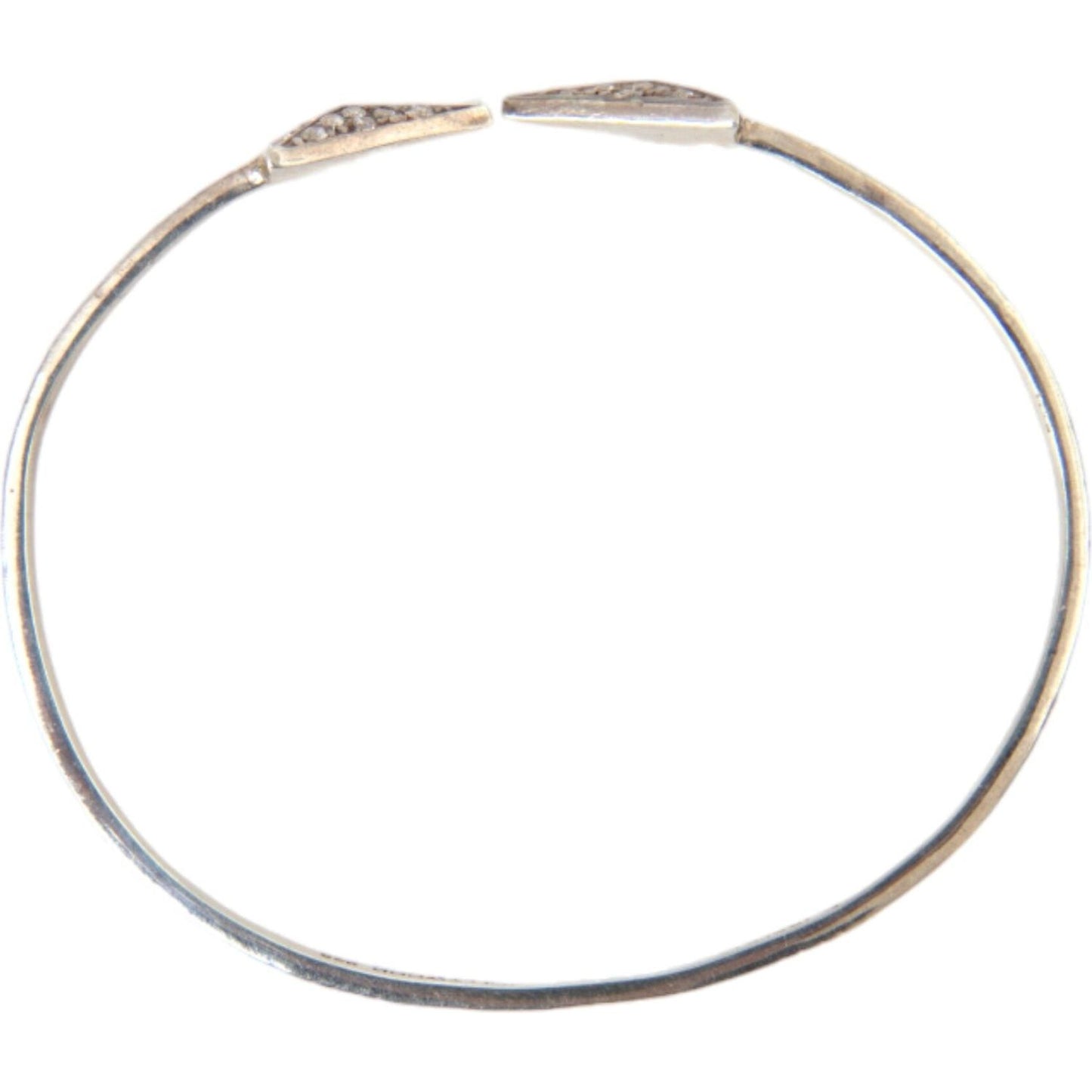 Nialaya Arrow Crystal 925 Silver Bangle Bracelet Women Bracelet Nialaya