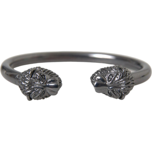 Nialaya Black Rhodium Lion Bangle Bracelet Women Bracelet Nialaya