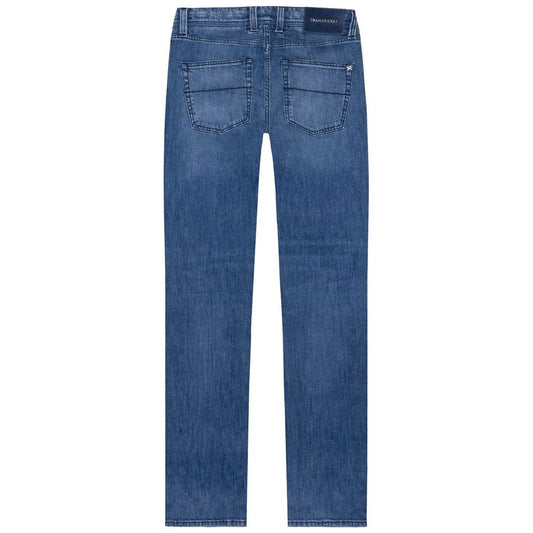 Tramarossa Blue Cotton Men's Jeans Tramarossa