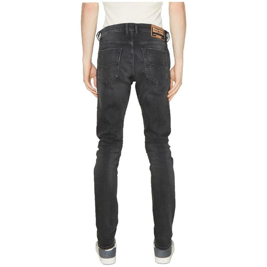 Diesel Black Cotton Jeans & Pant Diesel