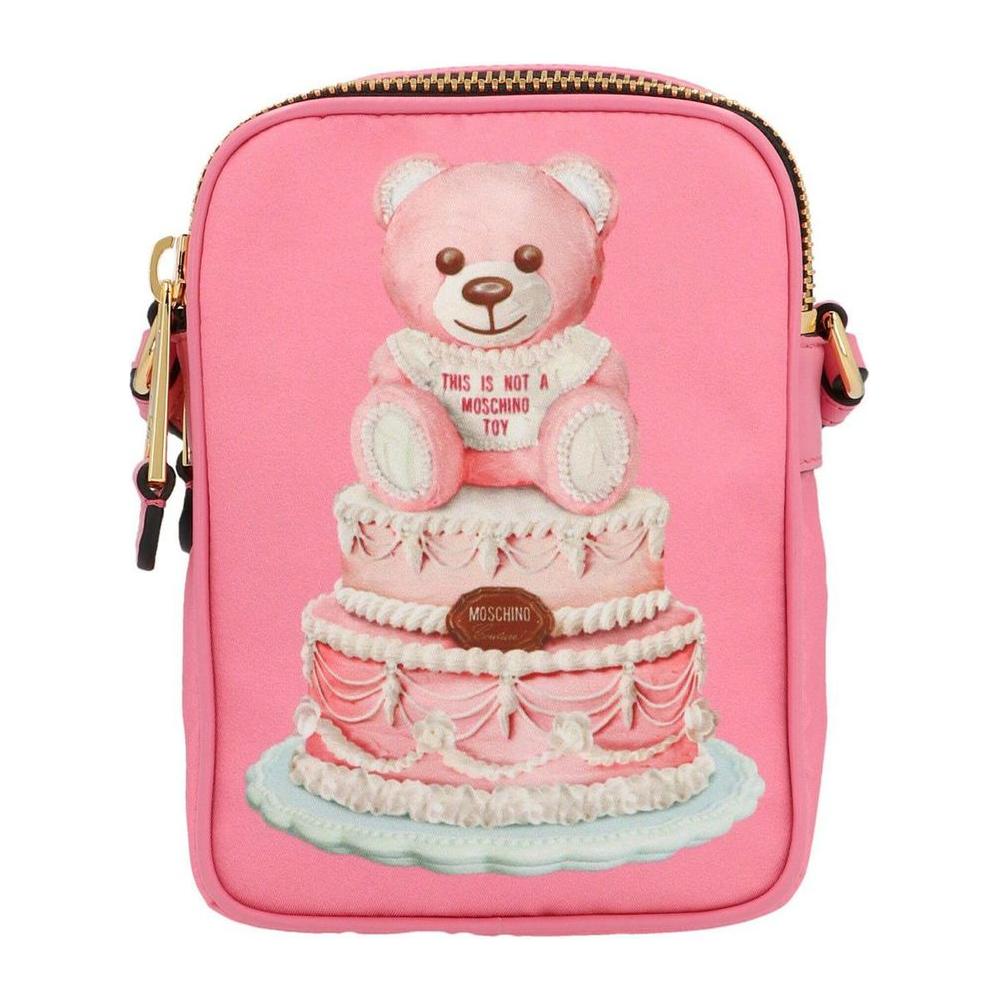 Moschino Couture Pink Nylon Women Crossbody Bag Moschino Couture