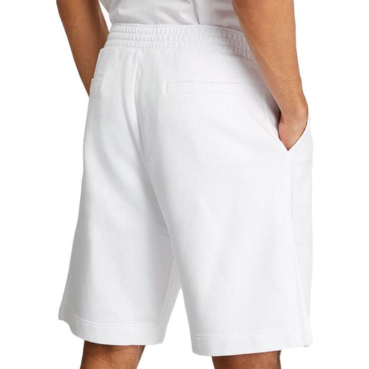 Givenchy White Cotton Men Short Givenchy