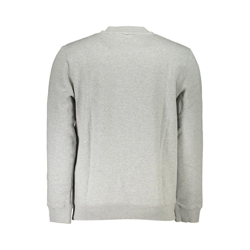 Napapijri Gray Cotton Men Sweater Napapijri