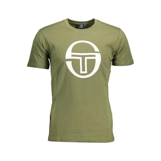 Sergio Tacchini Green Cotton T-Shirt Sergio Tacchini