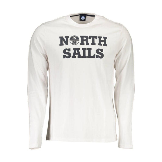 North Sails White Cotton Men TShirt North Sails