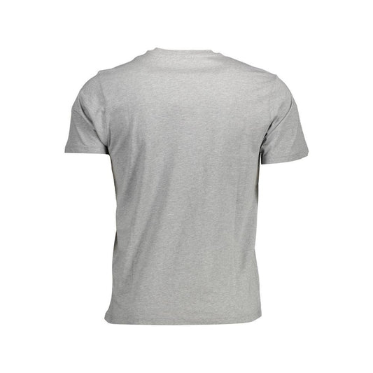 North Sails Gray Cotton Men T-Shirt North Sails