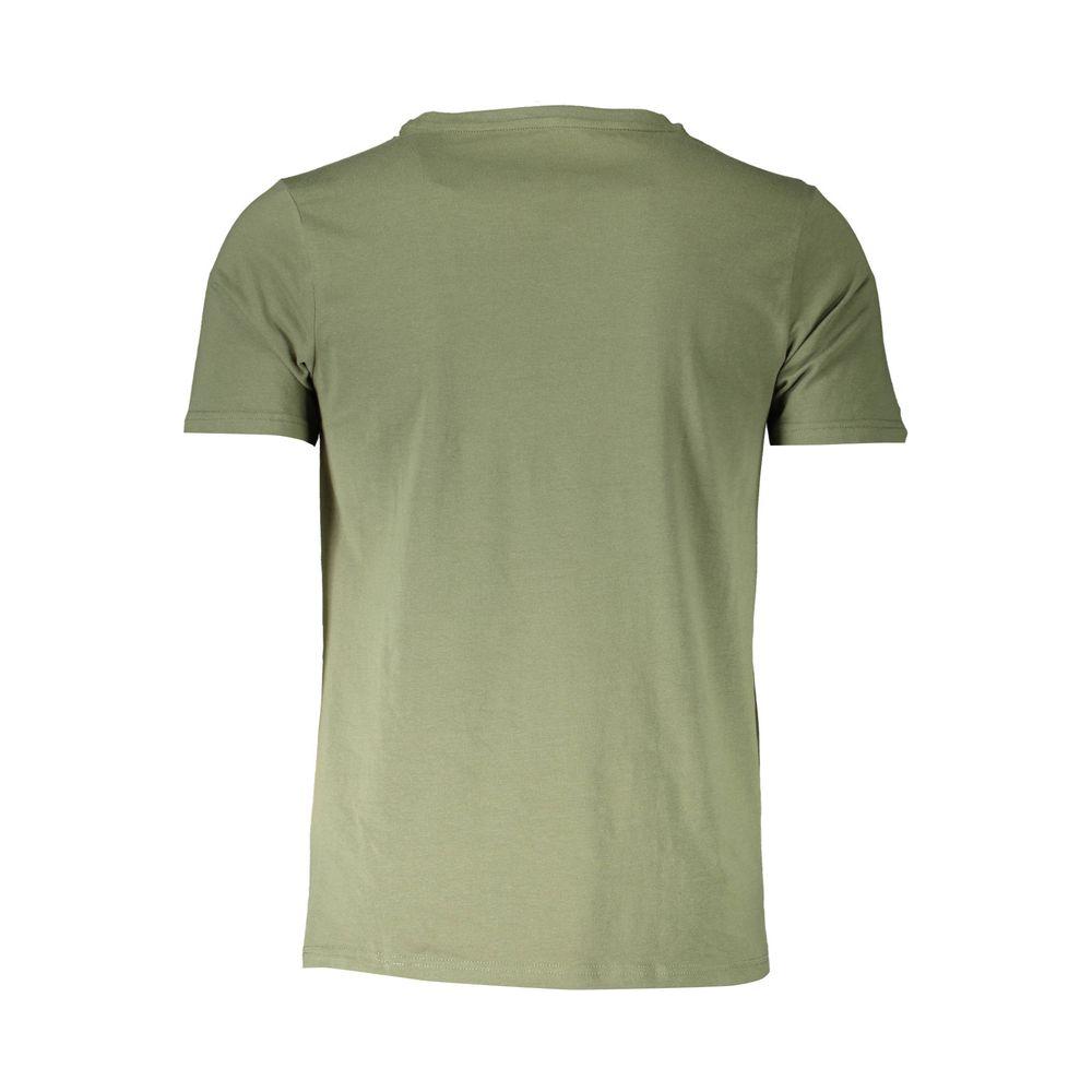 Aeronautica Militare Green Cotton T-Shirt Aeronautica Militare