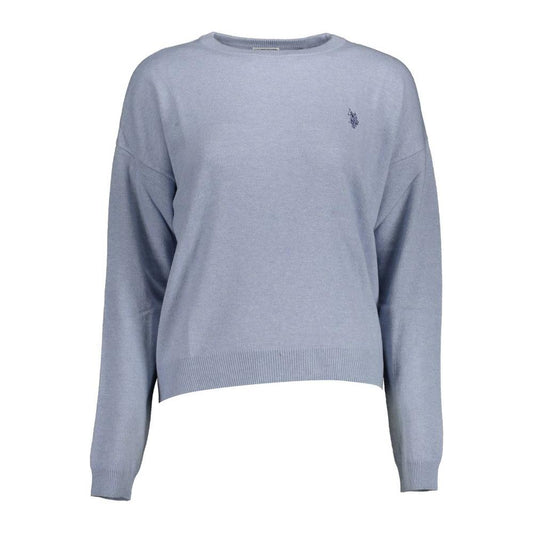 U.S. POLO ASSN. Light Blue Polyamide Women Sweater U.S. POLO ASSN.