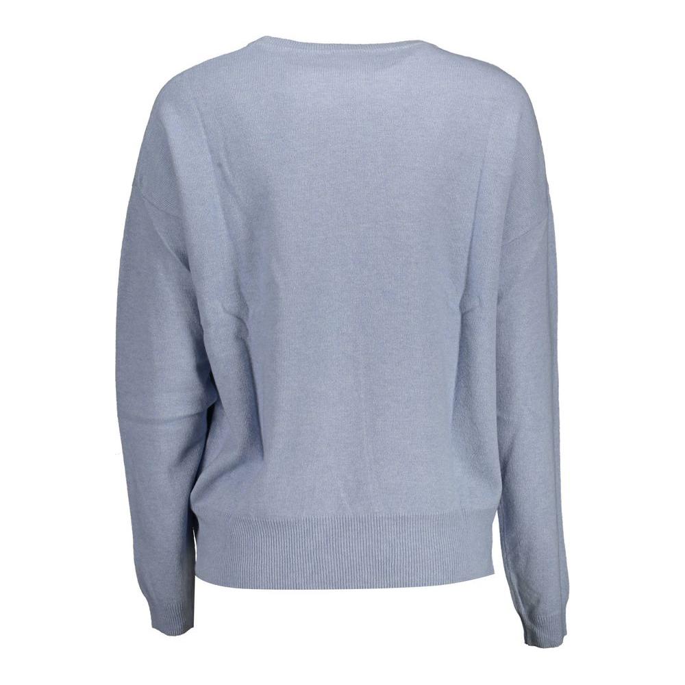 U.S. POLO ASSN. Light Blue Polyamide Women Sweater U.S. POLO ASSN.