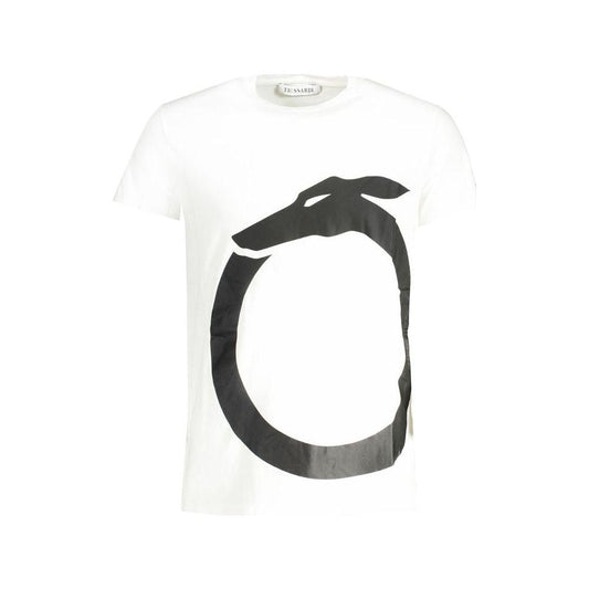 Trussardi White Cotton T-Shirt