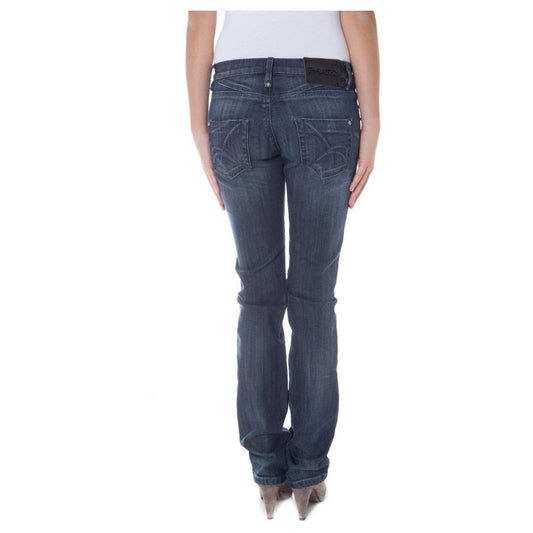 Blue Cotton Jeans & Pant