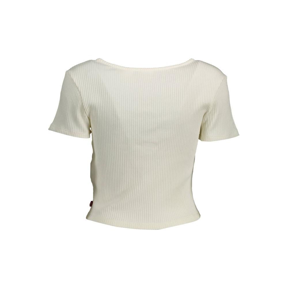 Levi's White Cotton Women Top Levi's