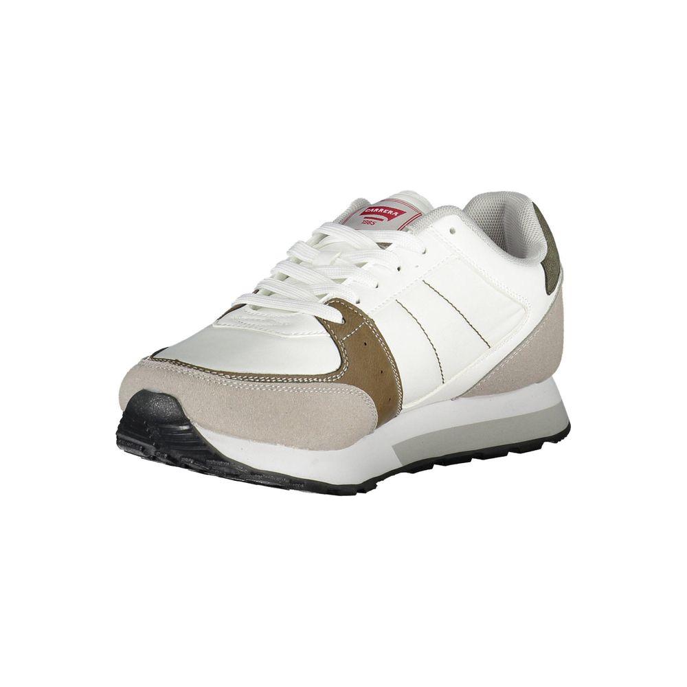 Carrera White Eco Leather Men Sneaker Carrera