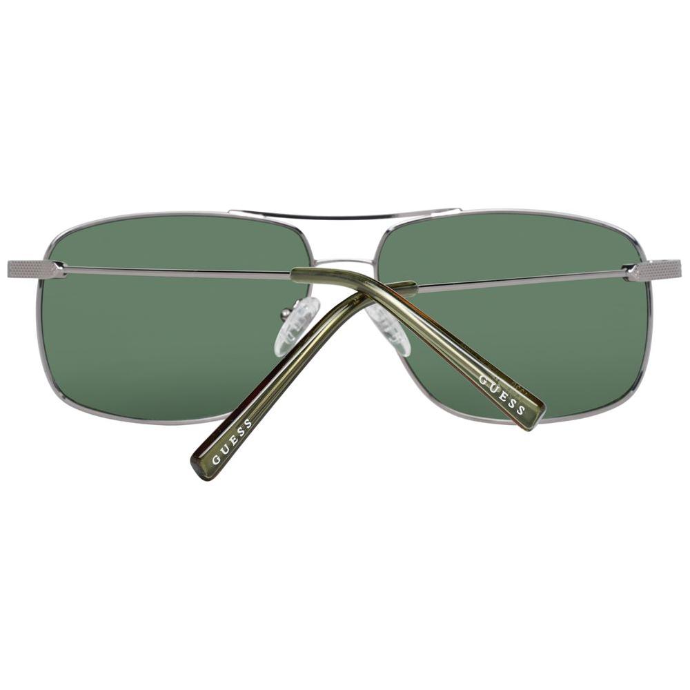 Guess Silver Men Sunglasses Guess