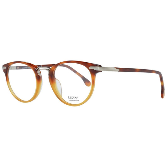 Lozza Brown Metal & Plastic Glasses (Frames) Lozza