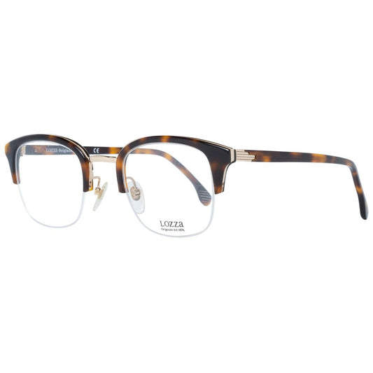 Lozza Brown Metal & Plastic Glasses (Frames) Lozza