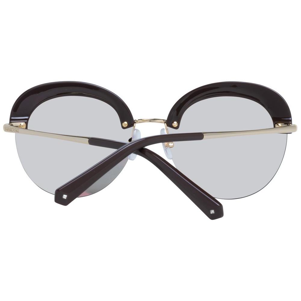 Swarovski Gold Women Sunglasses Swarovski Dark Slate Gray