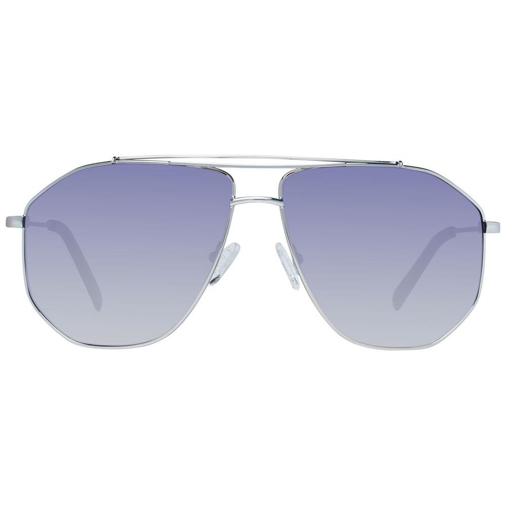 Guess Silver Men Sunglasses Guess Dark Gray