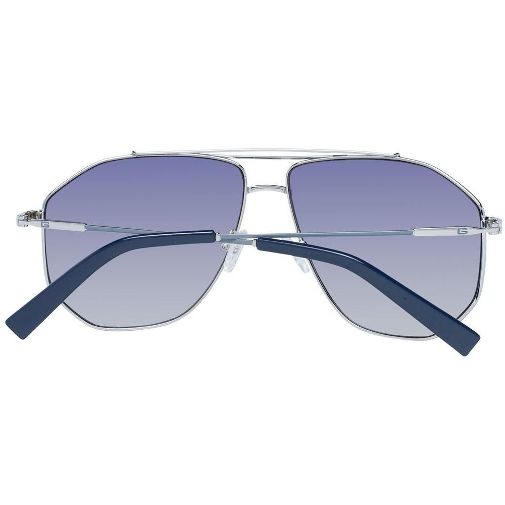 Guess Silver Men Sunglasses Guess Dark Gray
