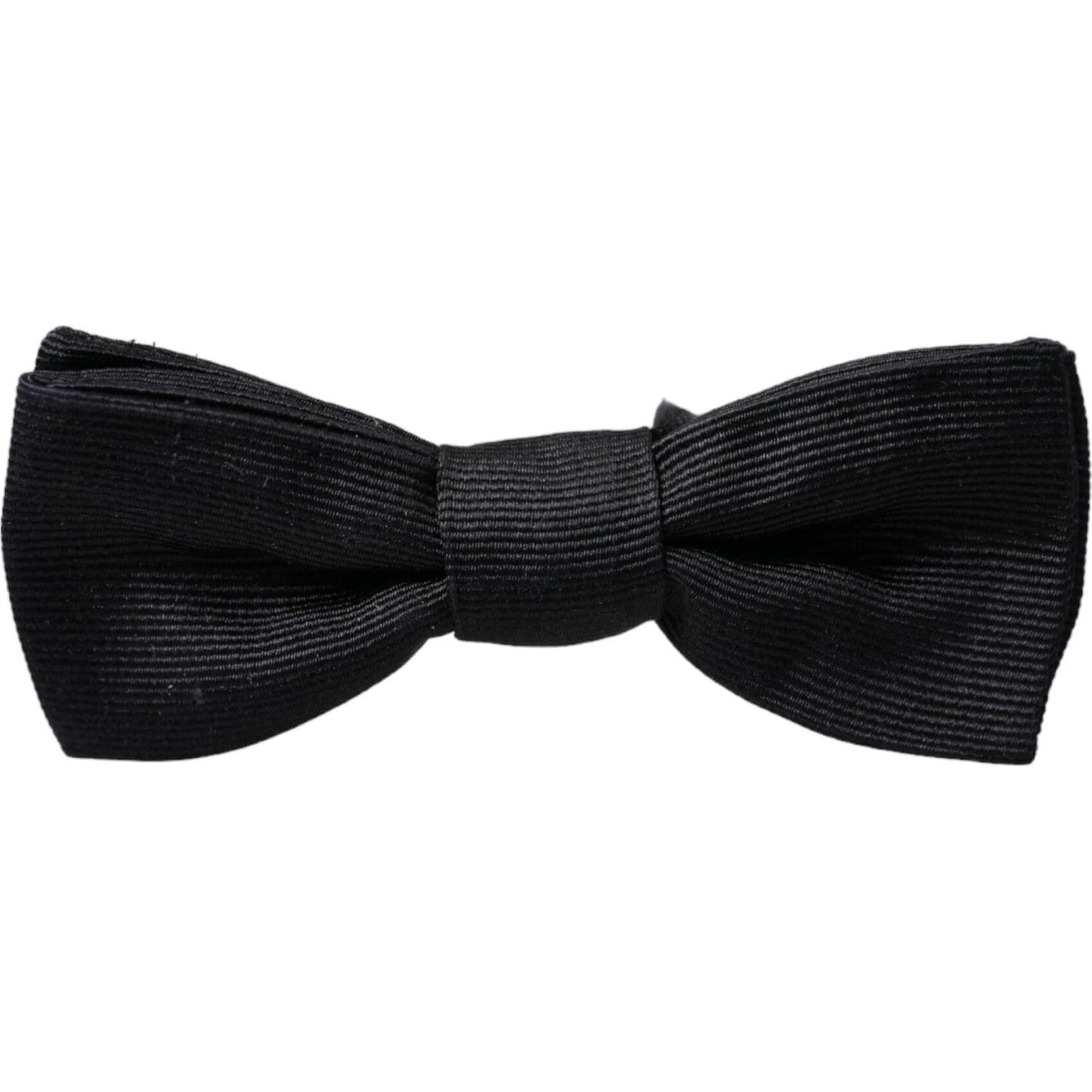 Dolce & Gabbana Black Silk Adjustable Neck Men Bow Tie Dolce & Gabbana