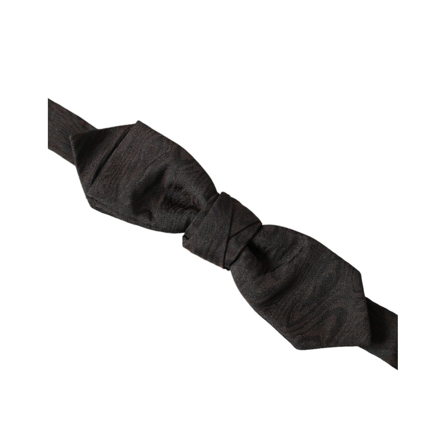 Dolce & Gabbana Maroon Silk Adjustable Neck Men Bow Tie