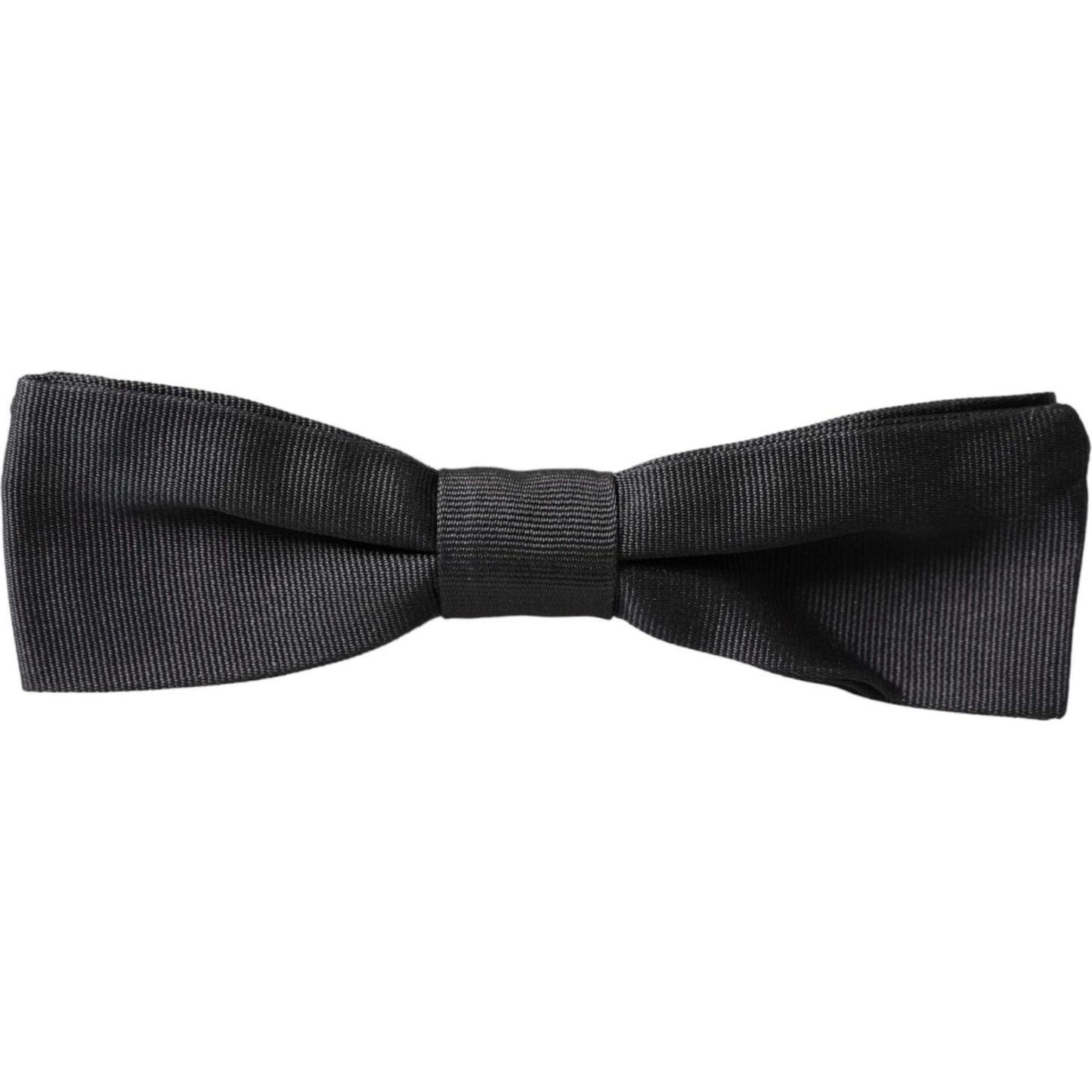 Dolce & Gabbana Black Silk Adjustable Neck Men Bow Tie Dolce & Gabbana