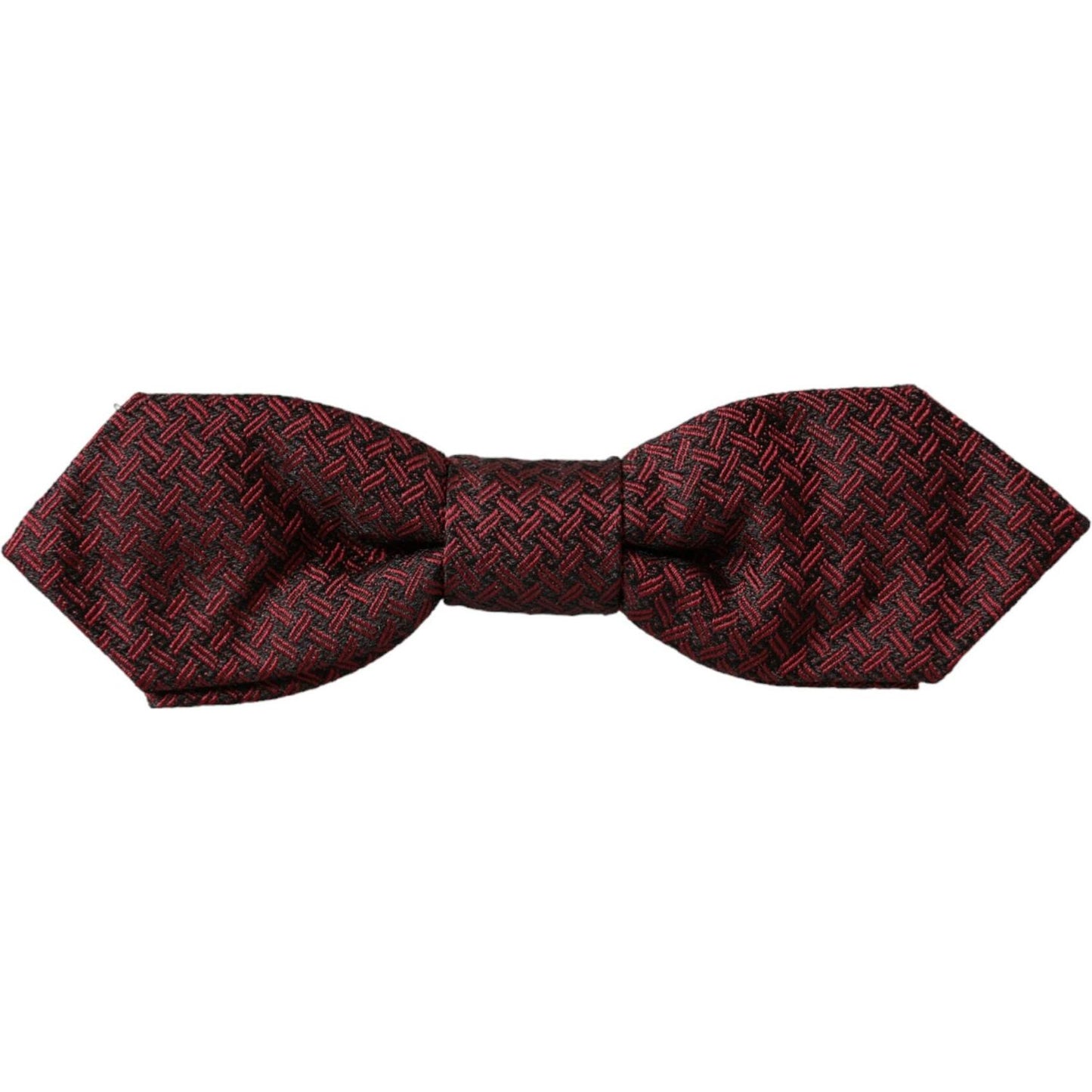 Dolce & Gabbana Red Silk Fantasy Adjustable Neck Men Bow Tie Dolce & Gabbana