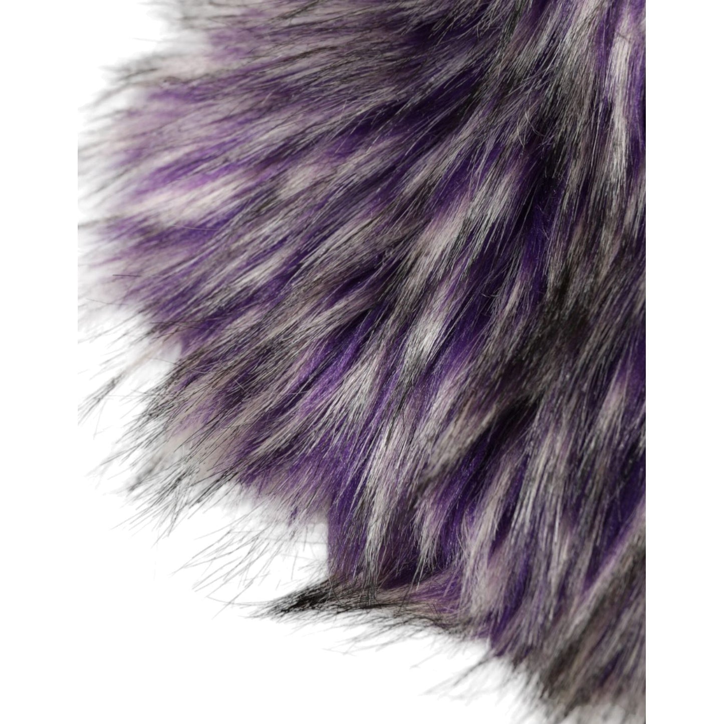 Dolce & Gabbana Purple Faux Fur Whole Head Wrap Hat Dolce & Gabbana