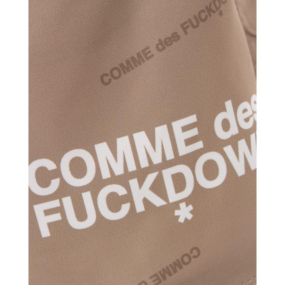 Comme Des Fuckdown Beige Polyester Men Swimwear Comme Des Fuckdown